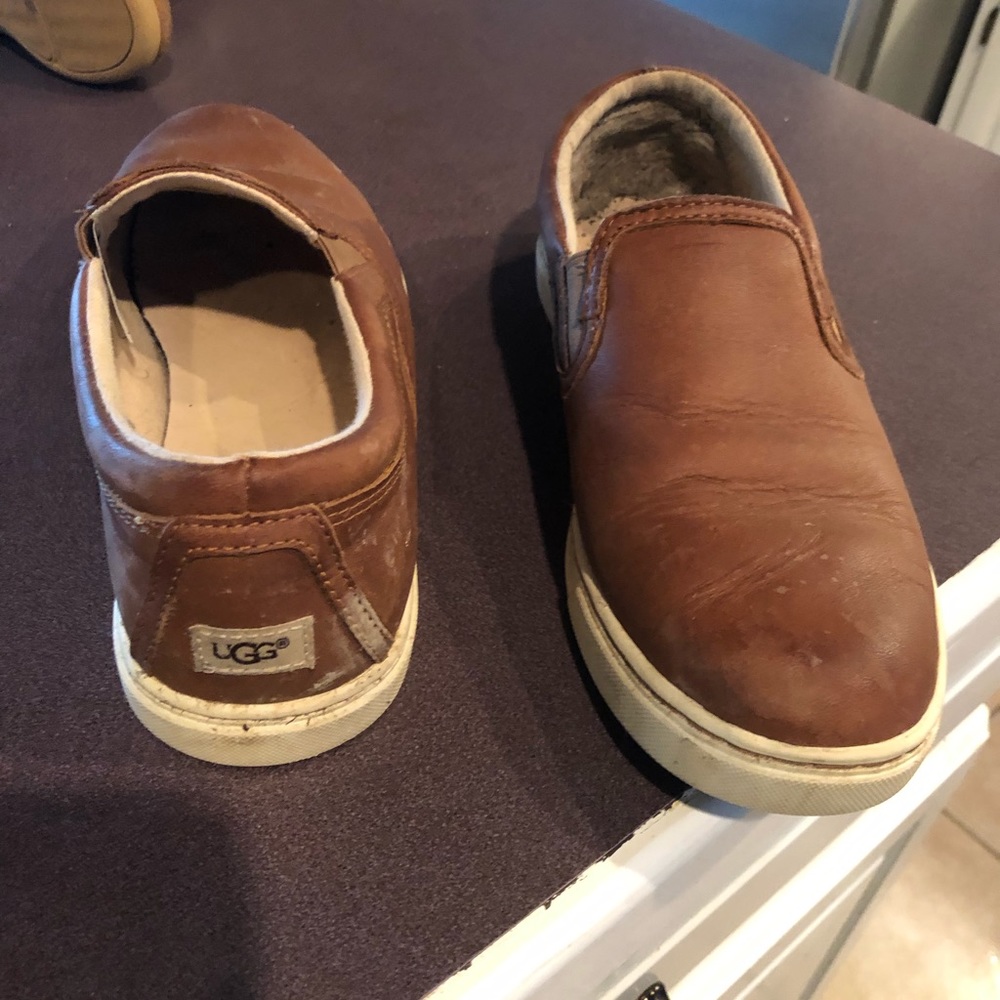 Ugg leather sneakers size 8